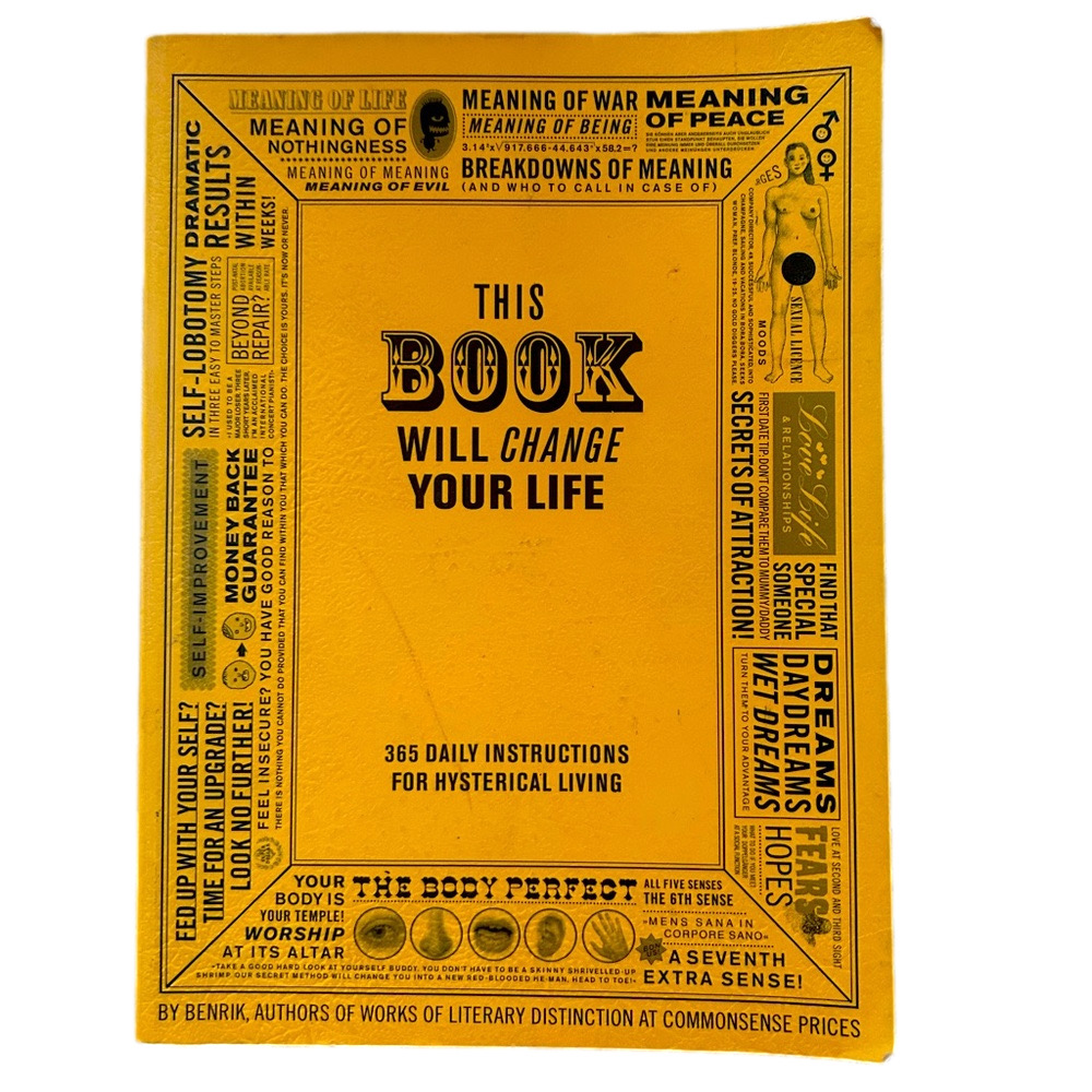Yellow Coffee Table Book Urban Outfitters This Book will Change Your Life